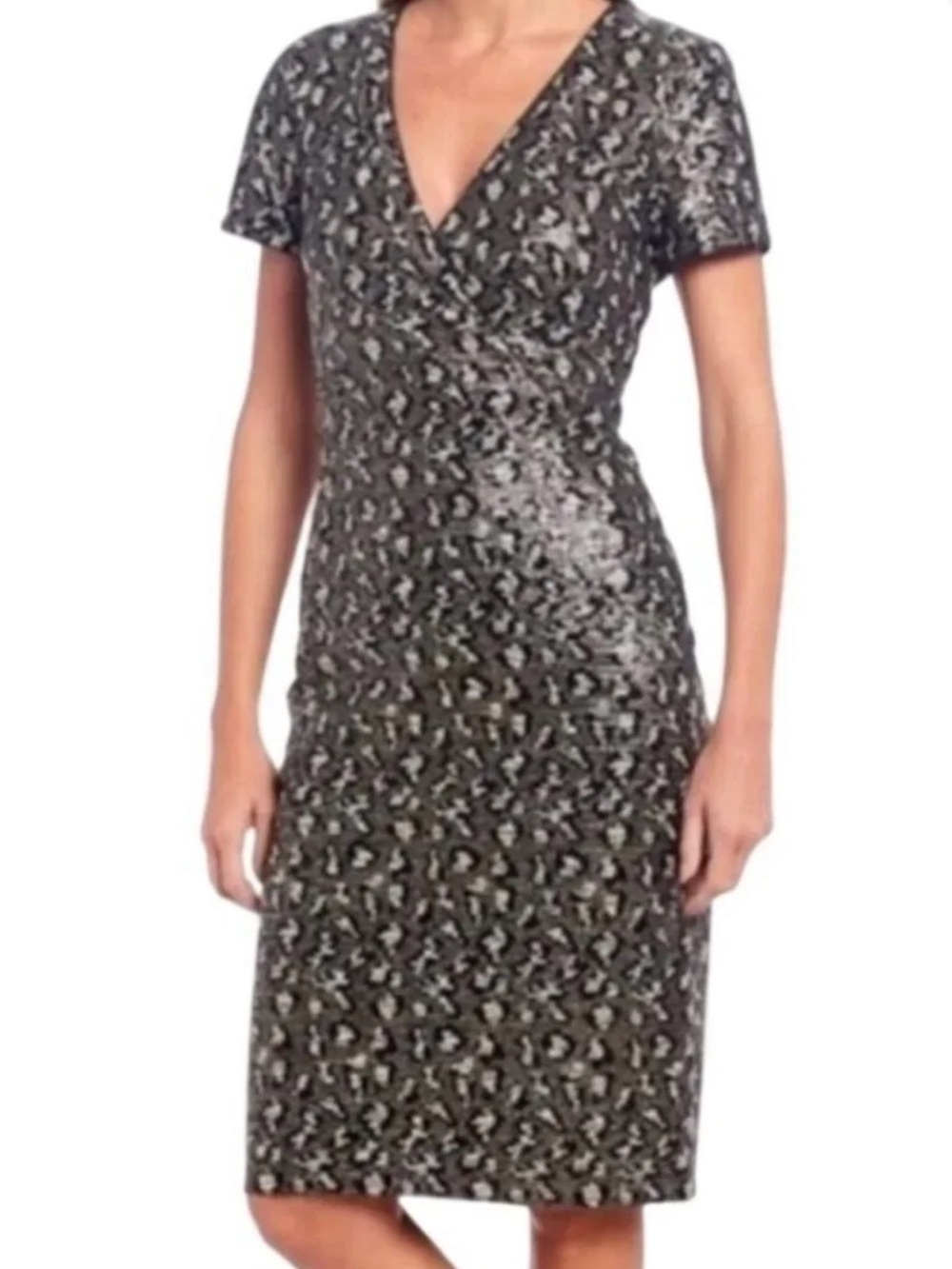 Sequin Fitted Sheath Dress from the Belle by Badgley Mischka
